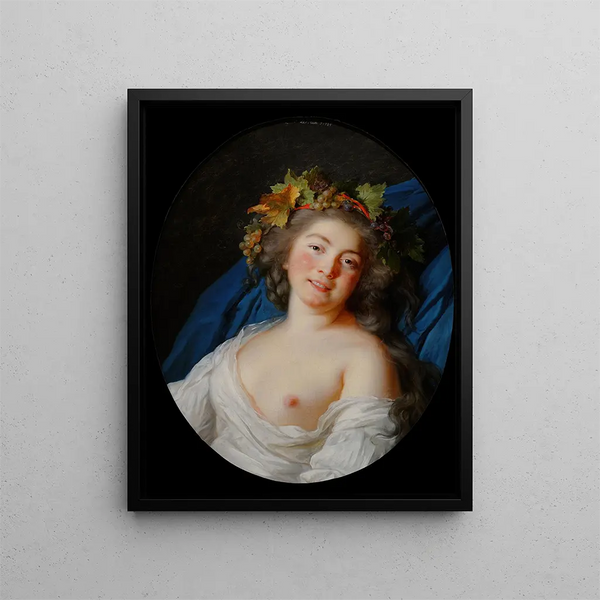 Bacchante - Elisabeth Louise Vigée Le Brun — cuadro enmarcado en la pared