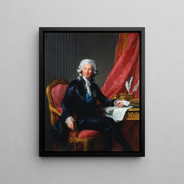 Charles Alexandre de Calonne - Elisabeth Louise Vigée Le Brun — cuadro enmarcado en la pared