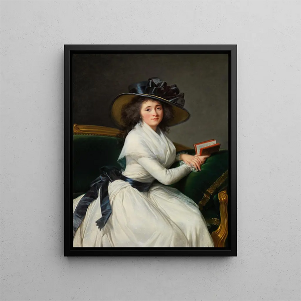 Comtesse de la Châtre Marie Charlotte Louise Perrette Aglaé Bontemps - Elisabeth Louise Vigée Le Brun — cuadro enmarcado en la pared
