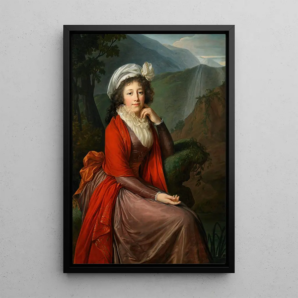 Reproducción del cuadro retrato de la condesa Maria Theresia Bucquoi nacida Parr - Elisabeth Louise Vigée Le Brun