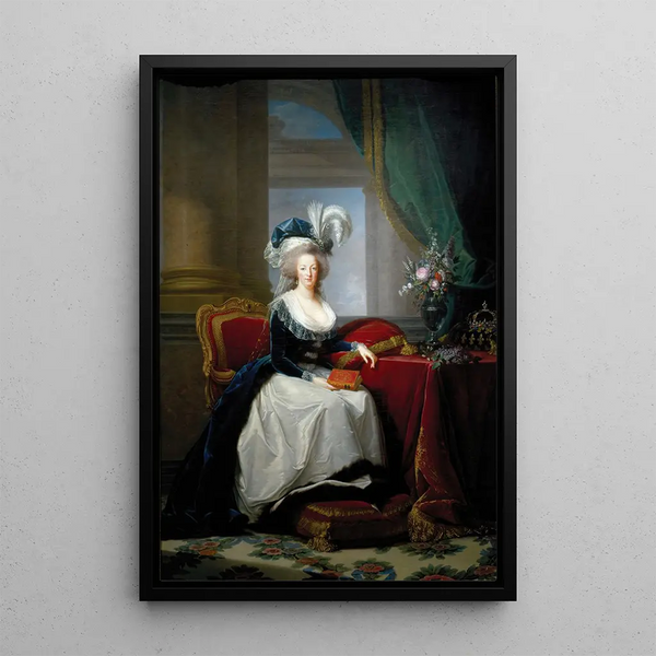Reproducción del cuadro retrato de Marie-Antoinette, reina de Francia - Elisabeth Louise Vigée Le Brun