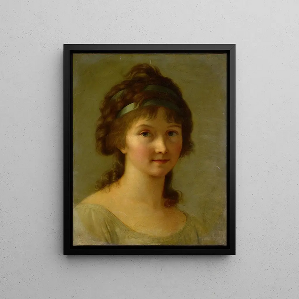 Retrato de una dama - Elisabeth Louise Vigée Le Brun — cuadro enmarcado en la pared