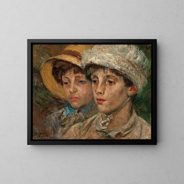 Amigos inseparables - Eliseu Visconti — cuadro enmarcado en la pared