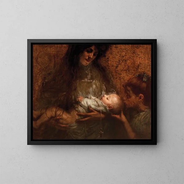 Buenas noches - Eliseu Visconti — cuadro enmarcado en la pared