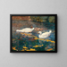 Canards sur le lac - Eliseu Visconti — framed artwork on a wall