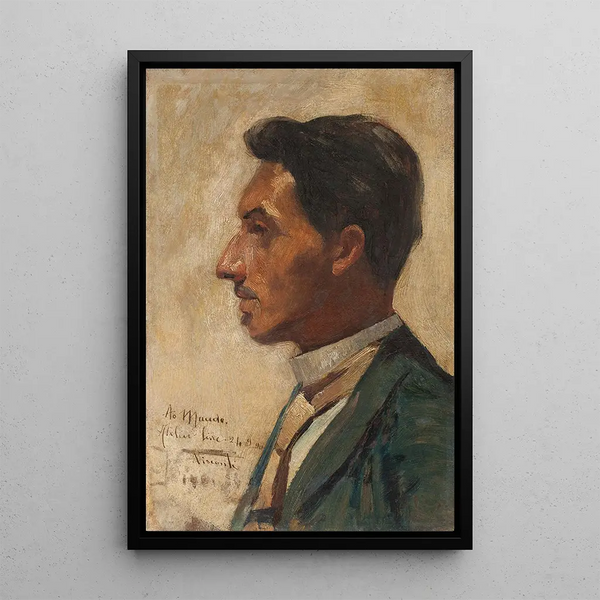 Reproducción del cuadro Retrato de Macedo - Eliseu Visconti