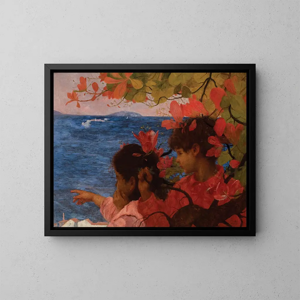 Vista del mar - Eliseu Visconti — cuadro enmarcado en la pared