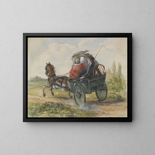Illustration for Pickwick Papers - Eliza Sharpe — framed artwork on a wall