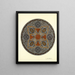 Persian Ornament Painting II - Elizabeth A. Nedwill — framed artwork on a wall