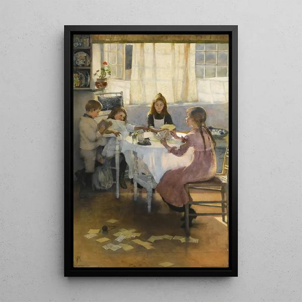 Elizabeth Adela Forbes - A Game of Old Maid.webp