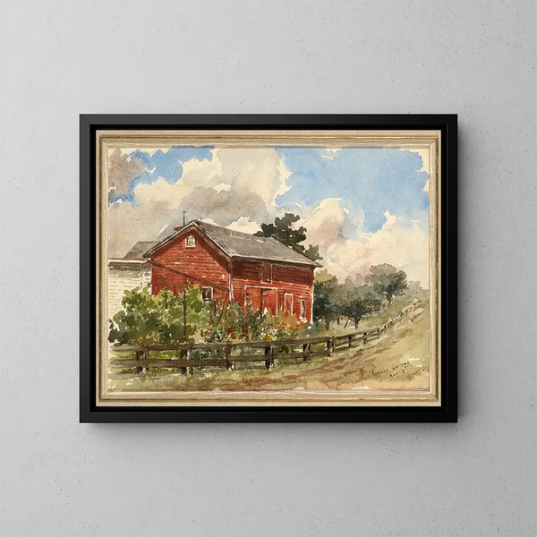 Sharon Springs - Elizabeth Boott Duveneck — cuadro enmarcado en la pared