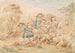 Wheelbarrow containing six children - Elizabeth Countess of Harrington — artwork view