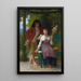 Antes del compromiso - Elizabeth Jane Gardner Bouguereau — cuadro enmarcado en la pared