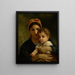 Copia de Joven y niña - Elizabeth Jane Gardner Bouguereau — cuadro enmarcado en la pared