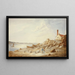 Rocky Shore Painting - Elizabeth Murray — framed artwork on a wall