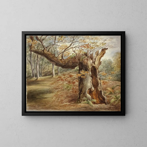 Árbol en descomposición - Elizabeth Murray — cuadro enmarcado en la pared