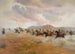 los exploradores de la Yeomanry en el veld - Elizabeth Southerden Thompson — vista de la obra
