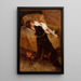 Niño dormido con perro - Elizabeth Strong — cuadro enmarcado en la pared