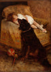 Niño dormido con perro - Elizabeth Strong — vista de la obra