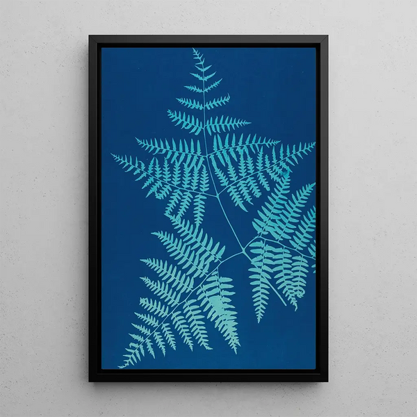 Helechos de Huntington Long Island Pl38 - Ella J C Hurd — cuadro enmarcado en la pared
