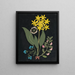 Álbum de flores en papel recortado pl. 04 - Ellen W. — cuadro enmarcado en la pared