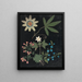 Paper Cut Flowers Album Painting pl. 10 - Ellen W. — framed artwork on a wall