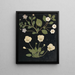 Album de flores en papel recortado pl. 11 - Ellen W. — cuadro enmarcado en la pared