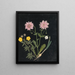 Paper Cut Flowers Album Painting pl. 14 - Ellen W. — framed artwork on a wall