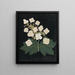 Paper-cut flower album painting Pl22 - Ellen W. — framed artwork on a wall