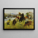 Tir depuis la lisière de la forêt - Elling William Gollings — framed artwork on a wall