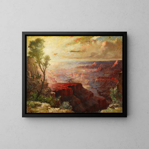 El Gran Cañón - Elliott Daingerfield — cuadro enmarcado en la pared