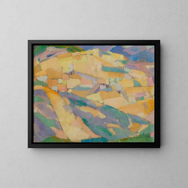 Mallorca Painting - Else Berg — framed artwork on a wall
