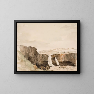 Gilia Foss - Emanuel Larsen — cuadro enmarcado en la pared