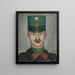 Police Painting - Emanuel Schättli — framed artwork on a wall