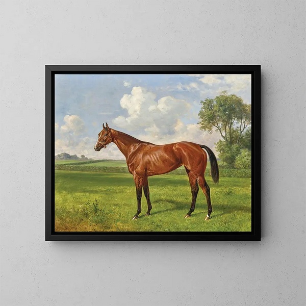 La Camargo Poulinire Jardy - Emil Adam — framed artwork on a wall