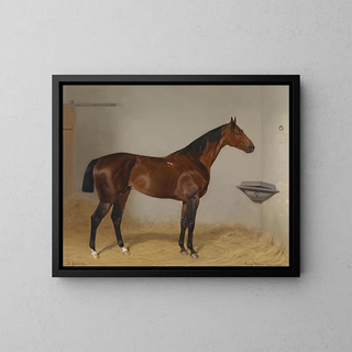 Saint Galmier - Emil Adam — framed artwork on a wall