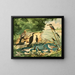 Carar Mergulhes Gaivotas Trintaris Arirambas - Emil August Göldi — framed artwork on a wall