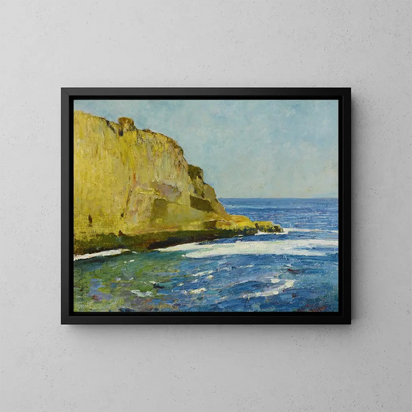 Bald Head Cliff, York, Maine - Emil Carlsen — cuadro enmarcado en la pared