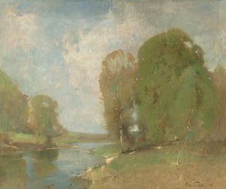 Prairie de la Fontaine - Emil Carlsen — vista de la obra