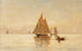 Veleros por la tarde - Emil Carlsen — vista de la obra