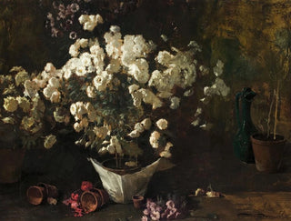 Nature morte aux chrysanthèmes - Emil Carlsen — artwork view