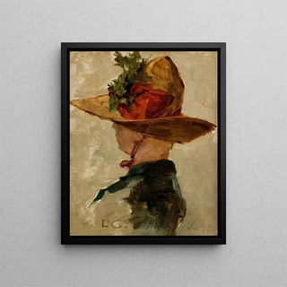 Emil Carlsen - Woman with a Hat.webp