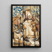 Composición cubista - Emil Filla — cuadro enmarcado en la pared