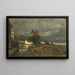 Después de la tormenta - Emil Jakob Schindler — cuadro enmarcado en la pared
