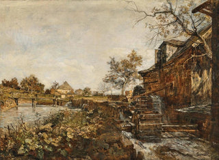 Mühle a Goisern - Emil Jakob Schindler — vista de la obra