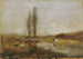 Paisaje de tierras cerca de Lundenburg - Emil Jakob Schindler — vista de la obra