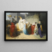 Merlin Presenting the Future King Arthur - Emil Lauffer — framed artwork on a wall