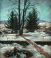 Invierno - Emil Orlik — vista de la obra