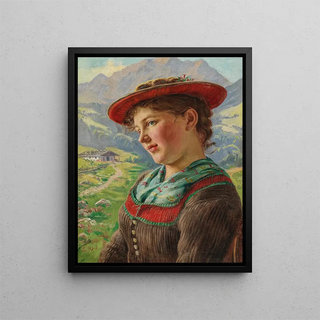 Emil Rau - Girl in a Mountain Setting.webp