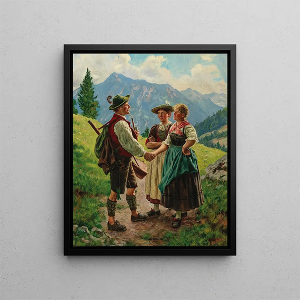 Artículo bueno - Emil Rau — cuadro enmarcado en la pared